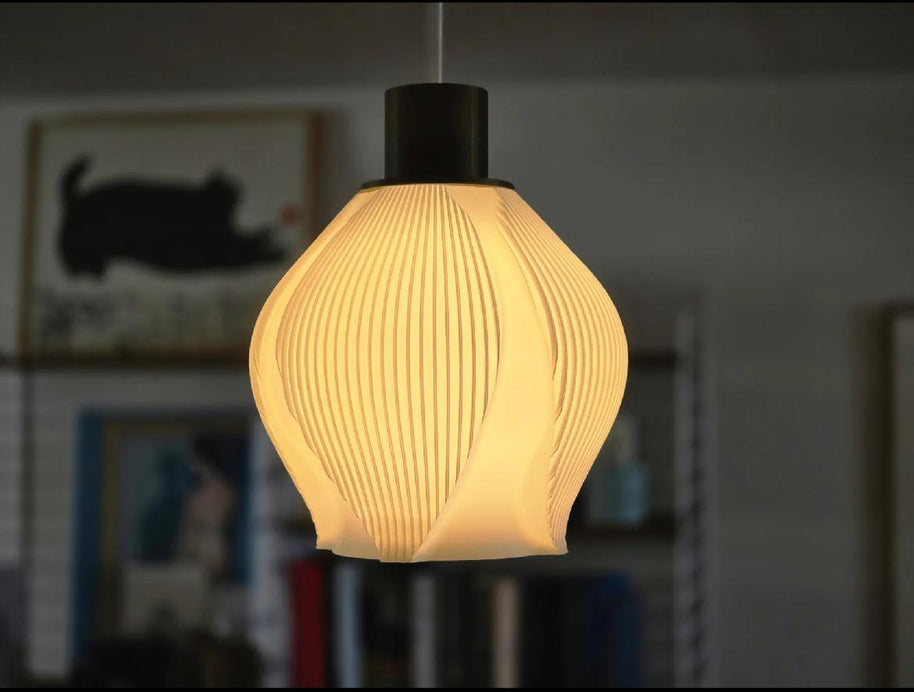 Lámpara colgante ERISMÉ impresa en 3D con luz cálida y diseño moderno para decoración del hogar