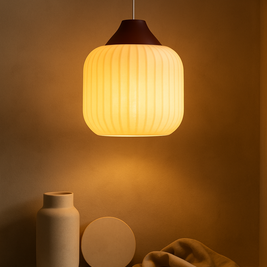 Lámpara colgante MelÍa impresa en 3D con luz cálida y diseño moderno para decoración del hogar