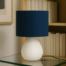 Lámpara NÓXIS Blanco como iluminación ambiental en dormitorio o zona de lectura, estilo minimalista
