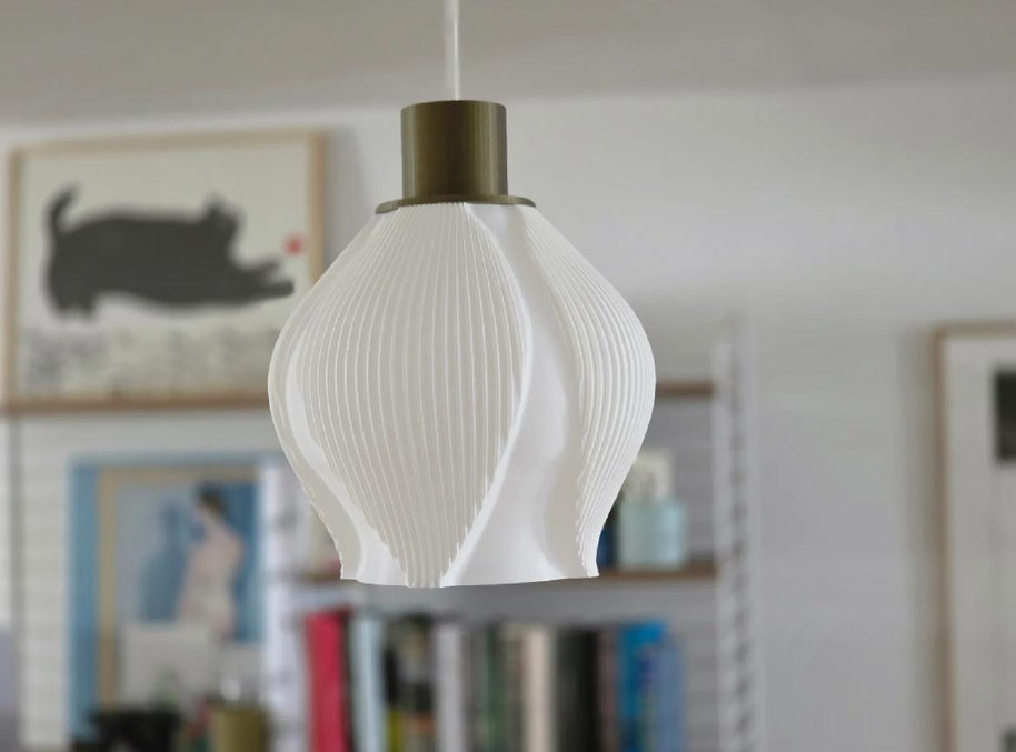 Lámpara colgante ERISMÉ impresa en 3D con luz cálida y diseño moderno para decoración del hogar