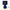 Lámpara NÓXIS Azul de mesa, diseño orgánico 3D, color azul, medidas 330 mm x 180 mm
