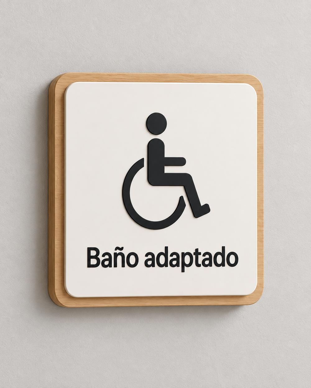 Placa Baños / Baño Adaptado
