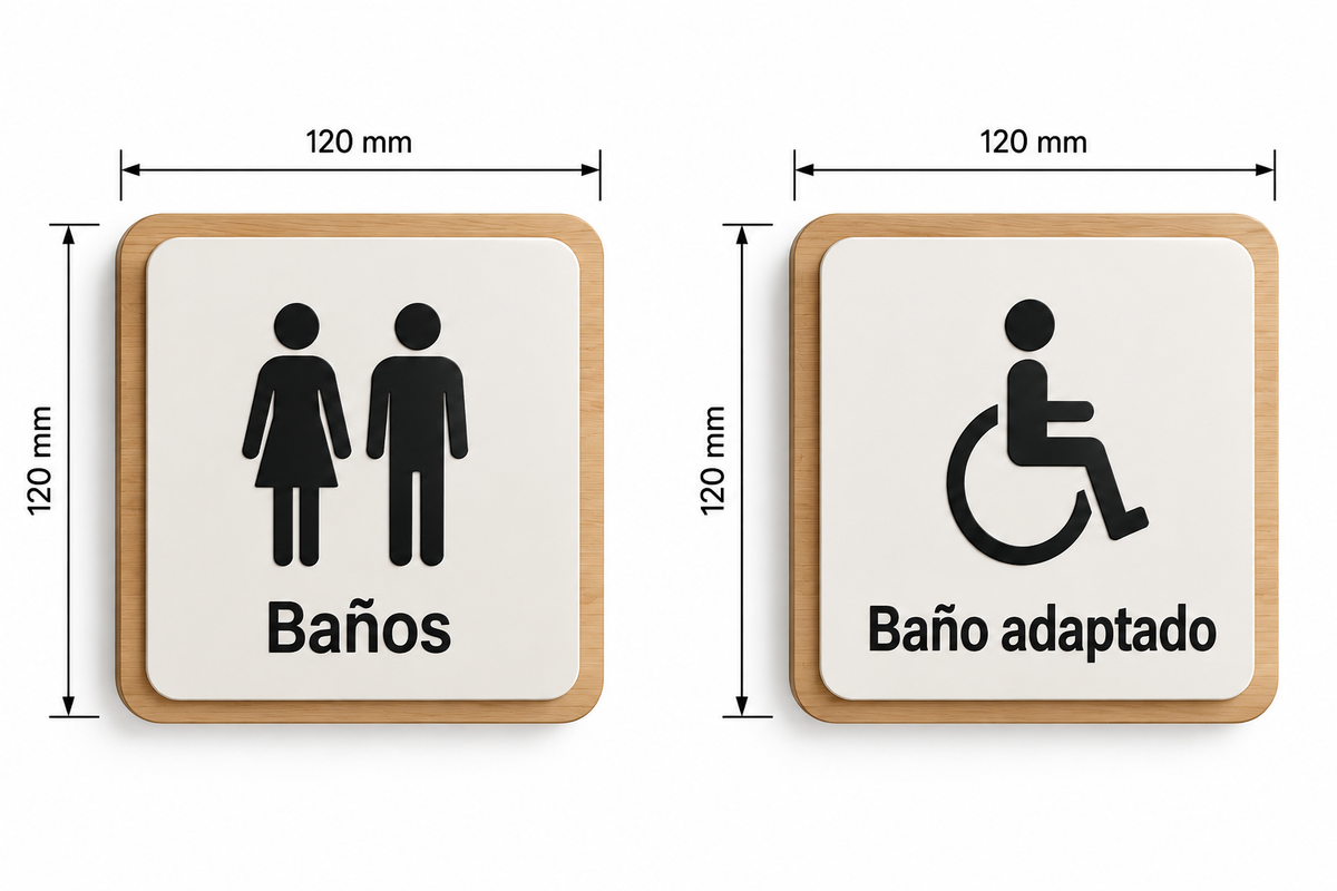 Placa Baños / Baño Adaptado