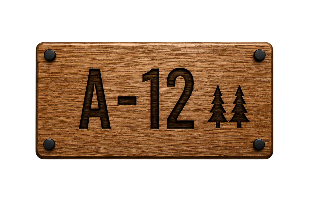 CAMPFAB Premium Parcel Sign