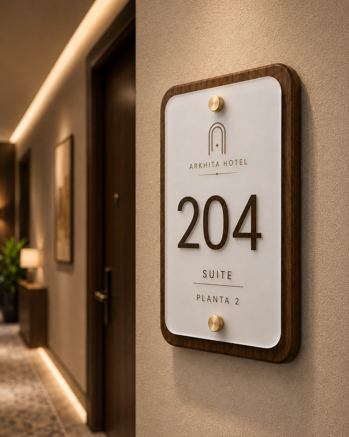 ROOM NUMBER SIGN