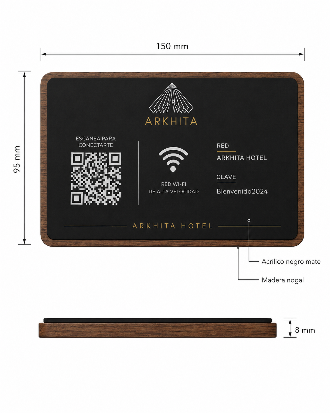 WI-FI TABLE SIGN