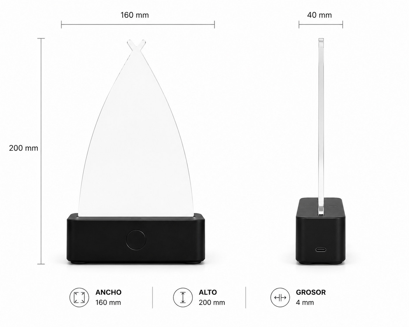 Lámpara LED Tienda Canadiense Premium