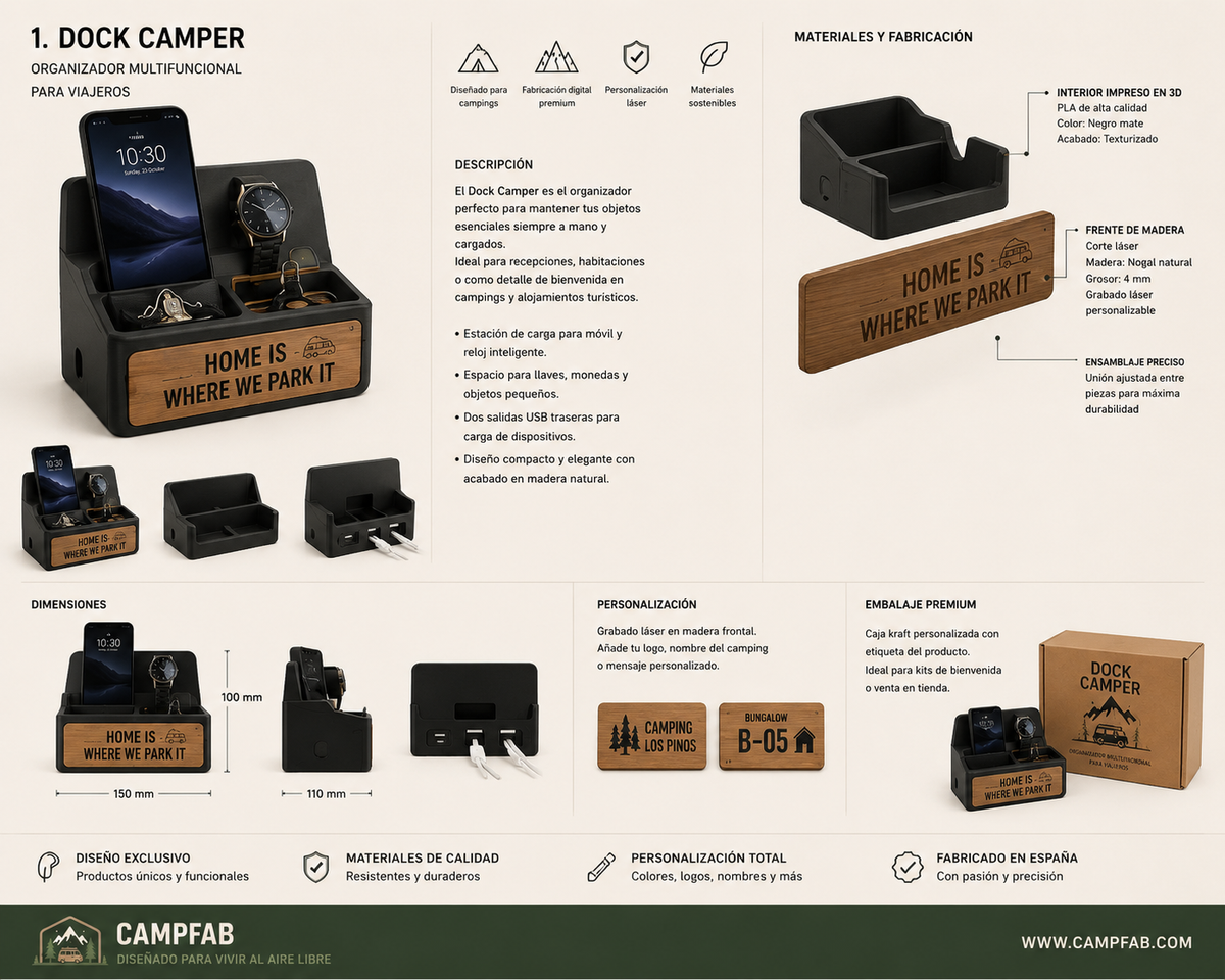 Organizador Multifuncional para Camper y Autocaravana
