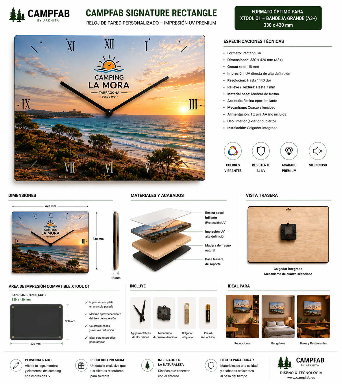 CAMPFAB Signature Rectangular