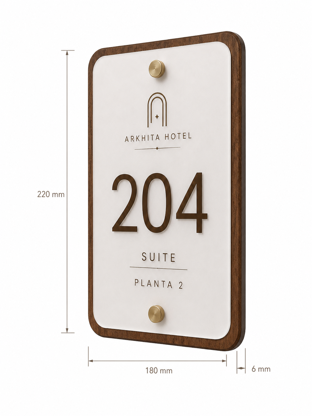 ROOM NUMBER SIGN
