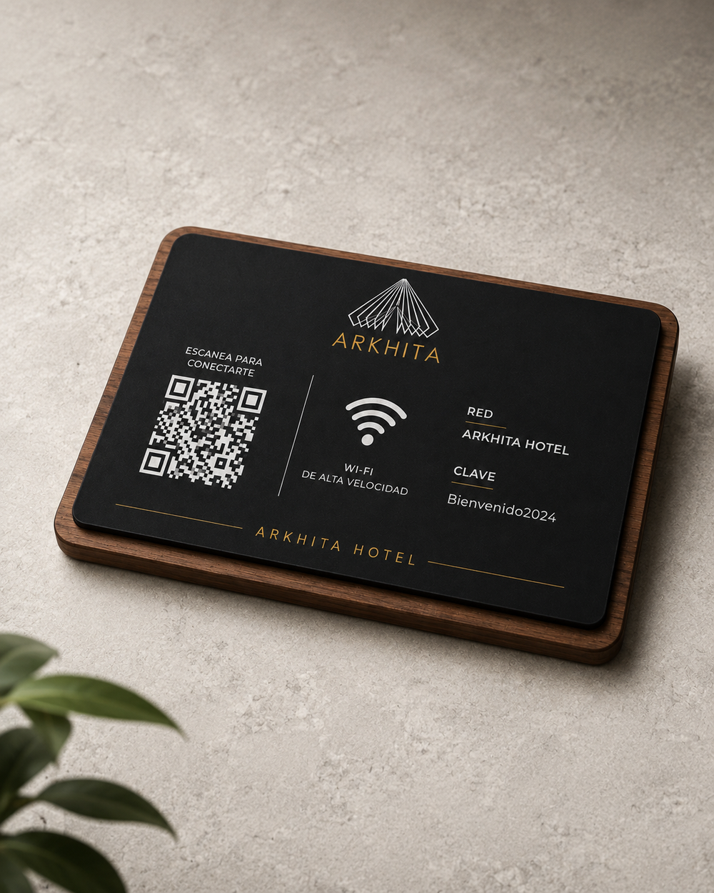 WI-FI TABLE SIGN