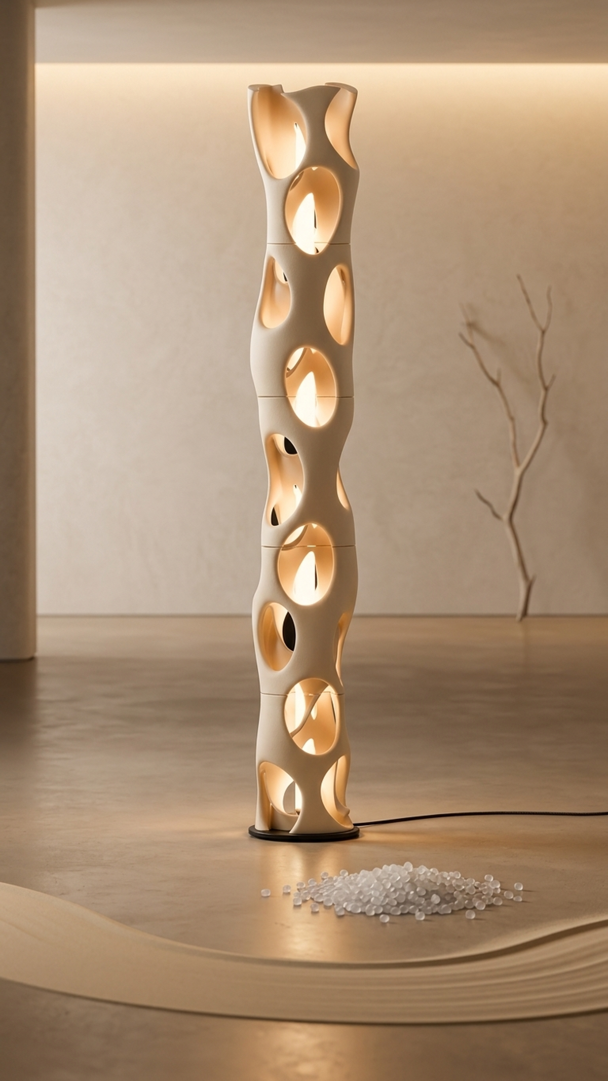 TÓTEM LUMEN — Lámpara escultórica modular